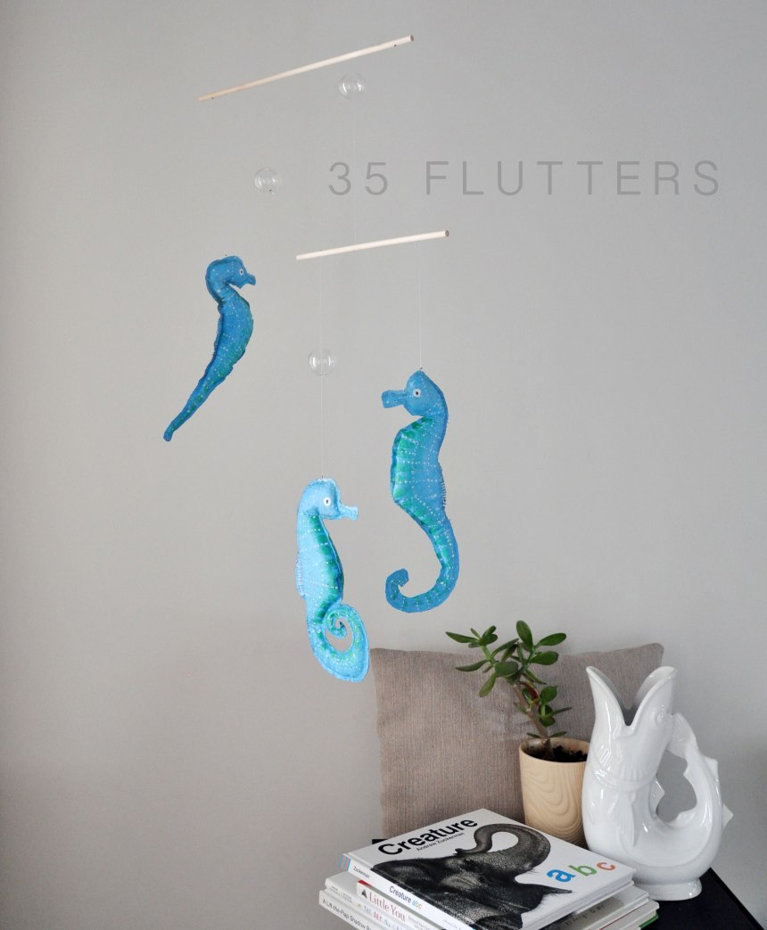 Annex Suspended - Seahorse Handmade Mobile and Glass Beads