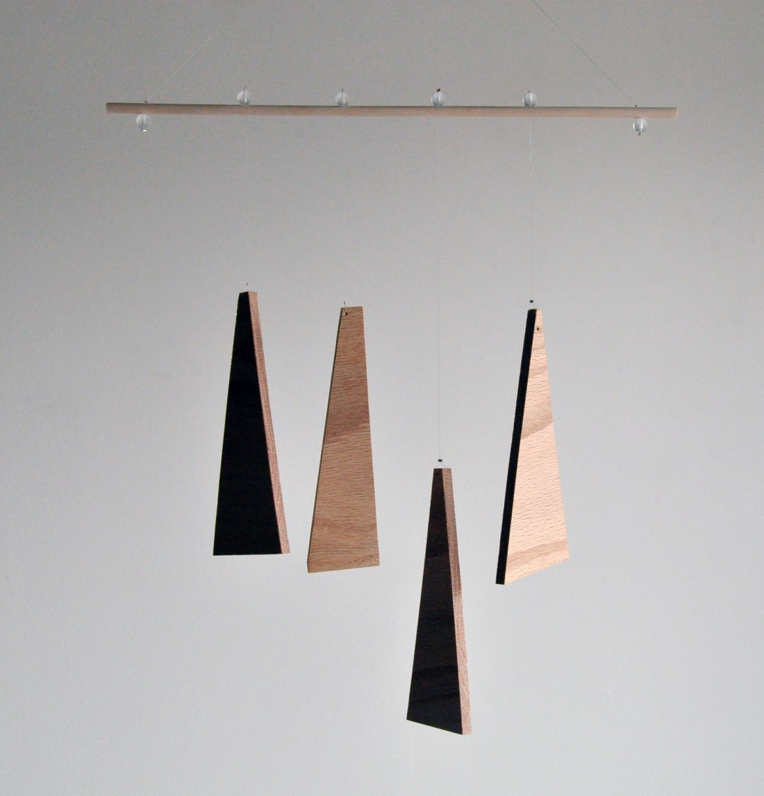 Annex Suspended Art - Natural Equilibrium Abstract Wood Wall Hanging or Mobile