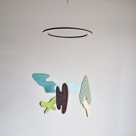 Annex Suspended Mobile Art - Hand crafted, hand painted mobiles made in Fernie, BC Canada