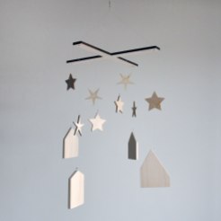Annex Suspended - Handmade Neutral Baby Mobiles, Made in Fernie BC Canada