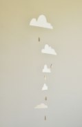 Annex Suspended - Paper Cloud and Raindrop Shower Mobile